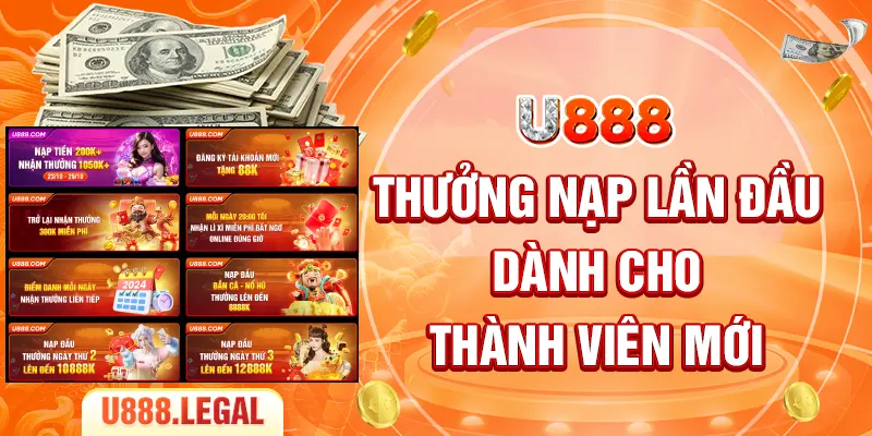 Thưởng nạp lần đầu dành cho thành viên mới